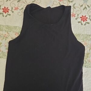 Black Sleeveless Women's Top